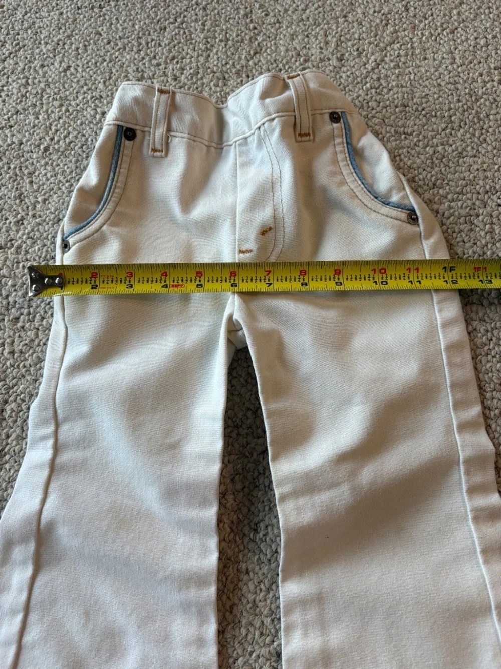 Vintage Levi's 3T Orange Tab Bell Bottom Set USA Western Vest Rare Bell Bottoms